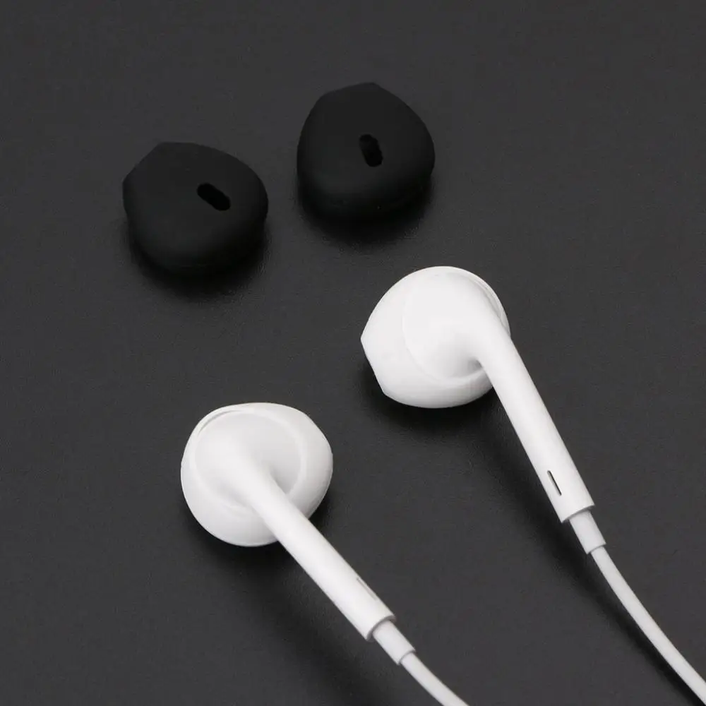 1 par de auriculares de silicona suave antipérdida para Airpods IPhone auriculares auriculares Protector de auriculares
