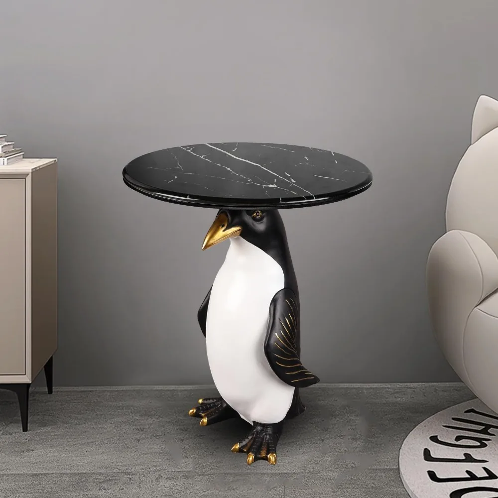 Mesa de centro redonda única de mármol para sala de estar y dormitorio: mesa auxiliar moderna con decoración artística y opciones de mesita de noche