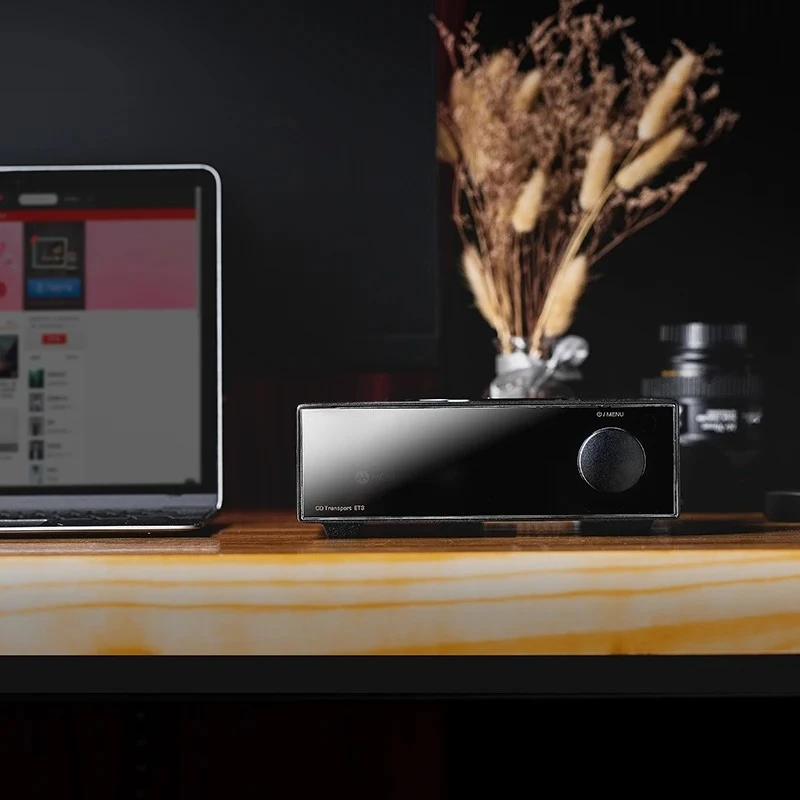 5.0 MOQ-CD MQA Full Decoder， ET3 HIFI CD Transport Player Full-Featured Digital Turntable Bluetooth