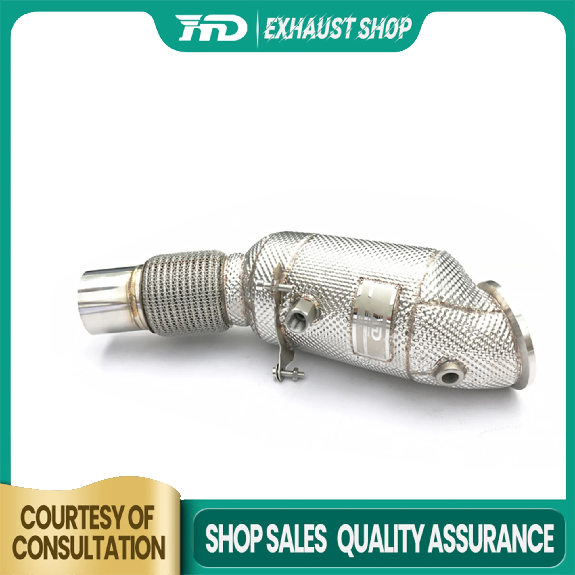 

HMD downpipe for BMW B48 Performance Exhaust System Stainless Steel high performance With heat shield