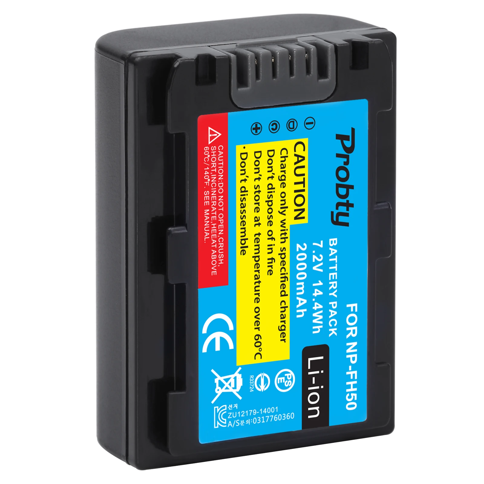 2000mAh NP-FH50 NP-FH30 NP-FH40 Battery for Sony Cyber-Shot DSC-HX1 DSC-HX100V DSC-HX200V HDR-TG5V Digital Camera Battery