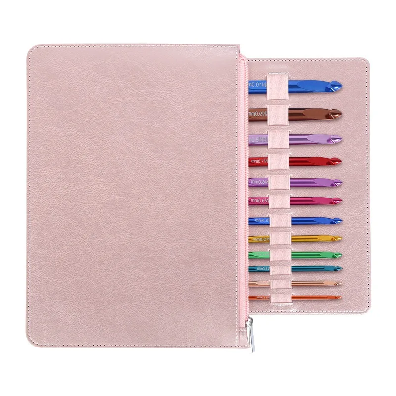Set includes storage bag, knitting tools, multi-size sweater needle accessories combination