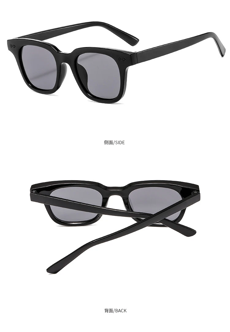 Neue Rechteckige Sonnenbrille für Damen und Herren Vintage Marken-Sonnenbrille Eckige Sonnenbrillen für Frauen und Männer – Detail 8