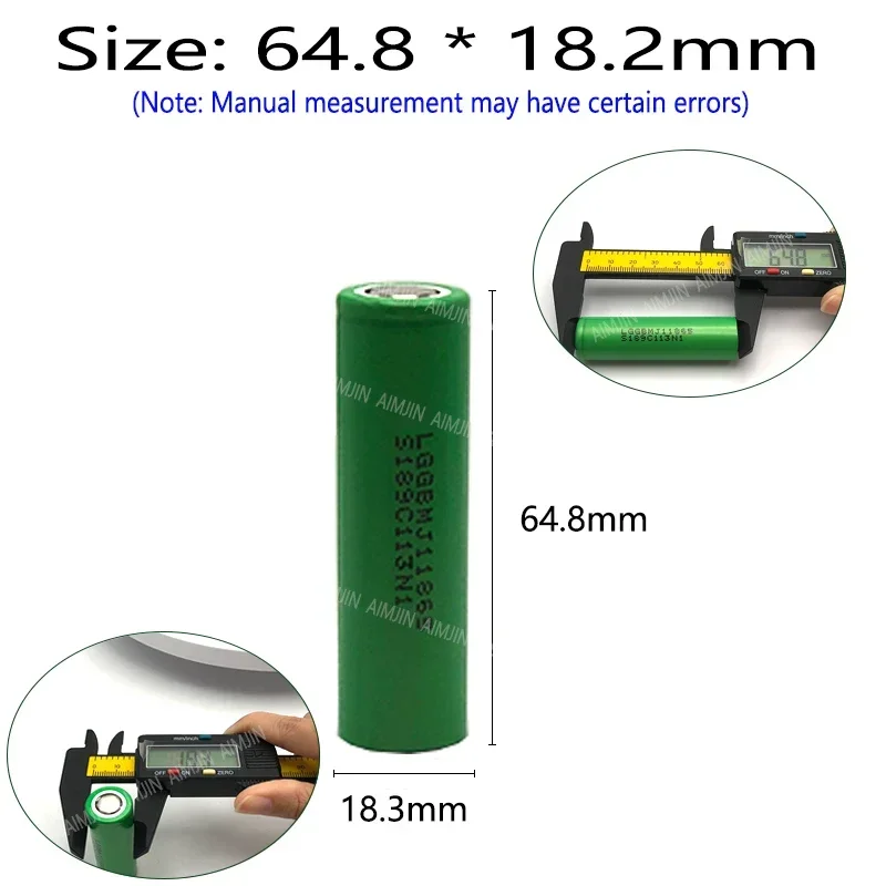 Batería de iones de litio 18650 MJ1 3000mAh 3,7 V 30A de calidad superior adecuada para nuestros juguetes, herramientas, baterías de linterna, Etc. Reemplace la batería