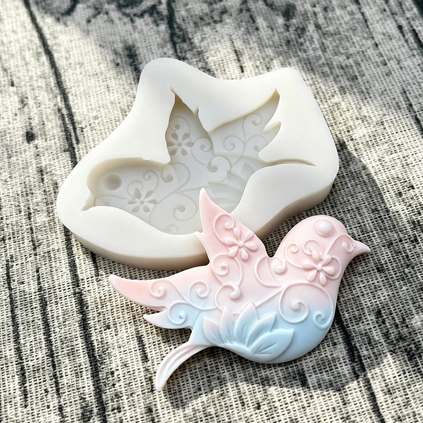 Dove Silicone Sugarcraft Mold Chocolate Cupcake Baking Mold Fondant Cake Decorating Tools