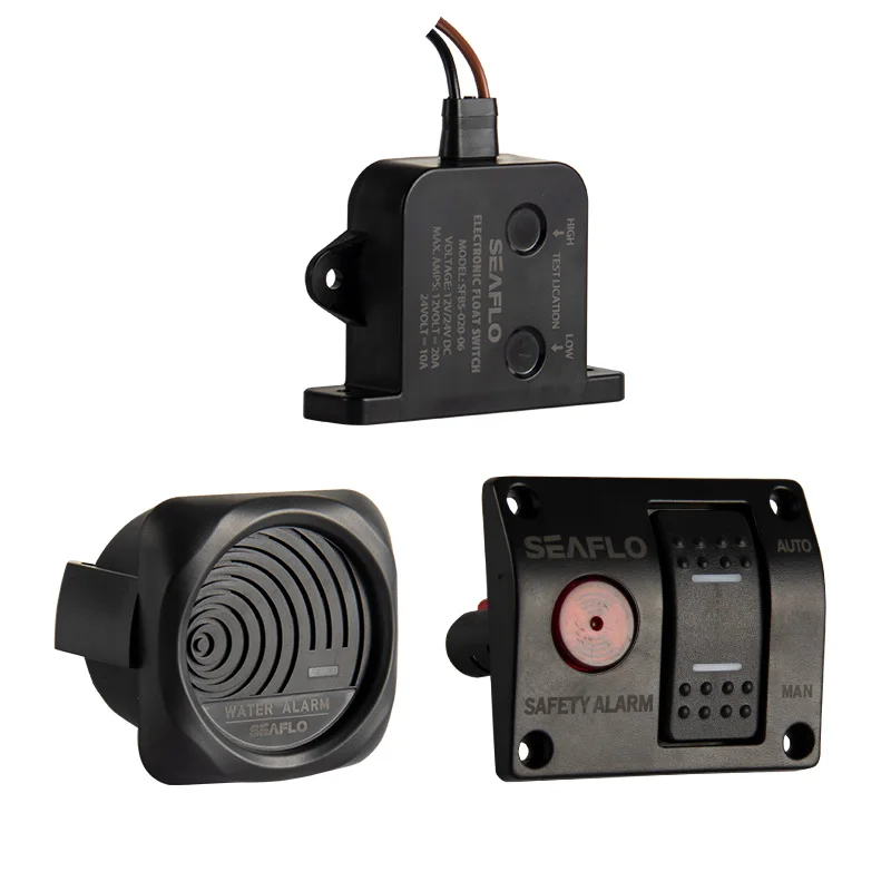 Interruptor de Sensor de nivel de agua, sistema de Control de alarma automático, bomba de sentina, accesorios de inducción