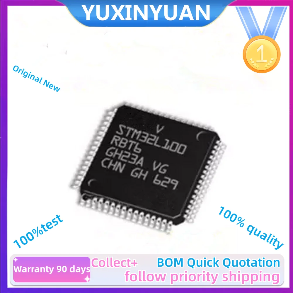 1PCS STM32L100RBT6 QFP64 IC IN STOCK