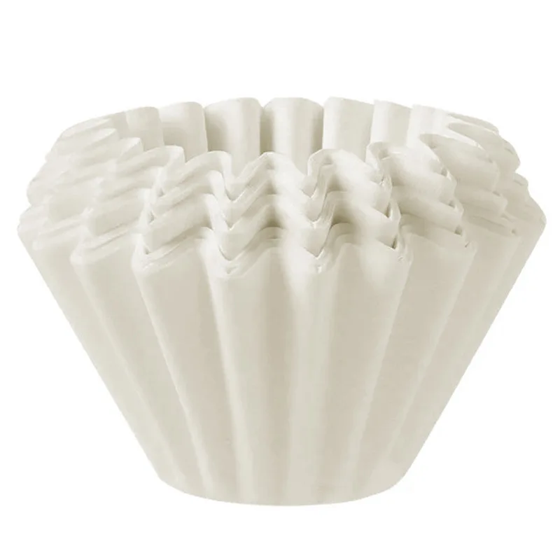 50PCS Kraft Papier Kaffee Filter Tassen Schüssel Form Origami Hand Gebraut Tropf Well Einweg Tasse für Übergießen Espresso – Detail 9