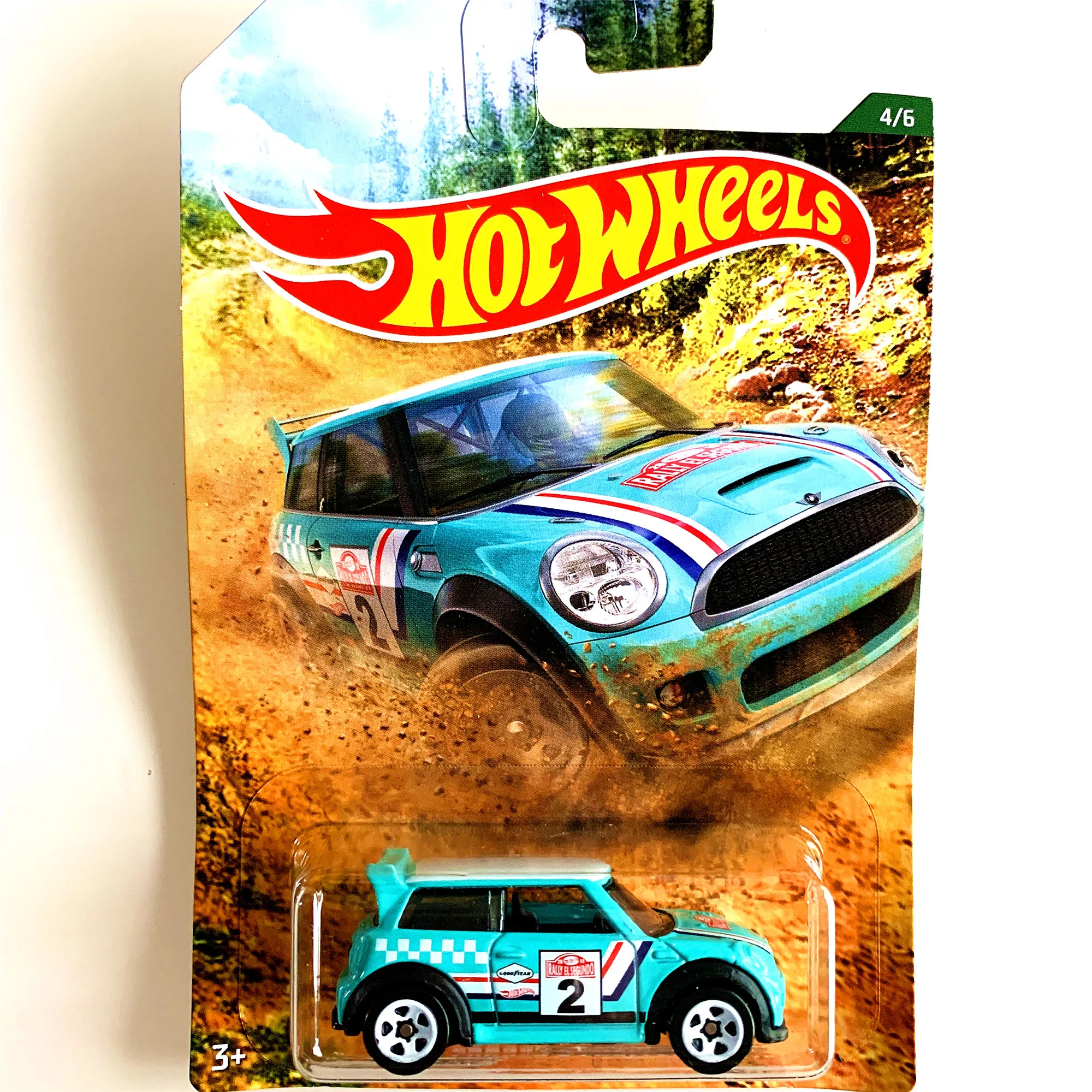 10Pcs/box Hot Wheels Sports Wilderness Rally Foro Escort Lancer Evo Scirocco Gt24 Mini Cooper S Alloy Gift Collection Car Toy