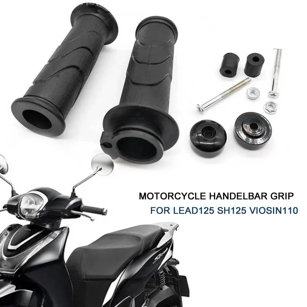 

Handlebar Grips LEAD 125 SH 125 VIOSIN 110 Slip On Anti Vibration Handle Grip Cover For LEAD125 SH125 VIOSIN110