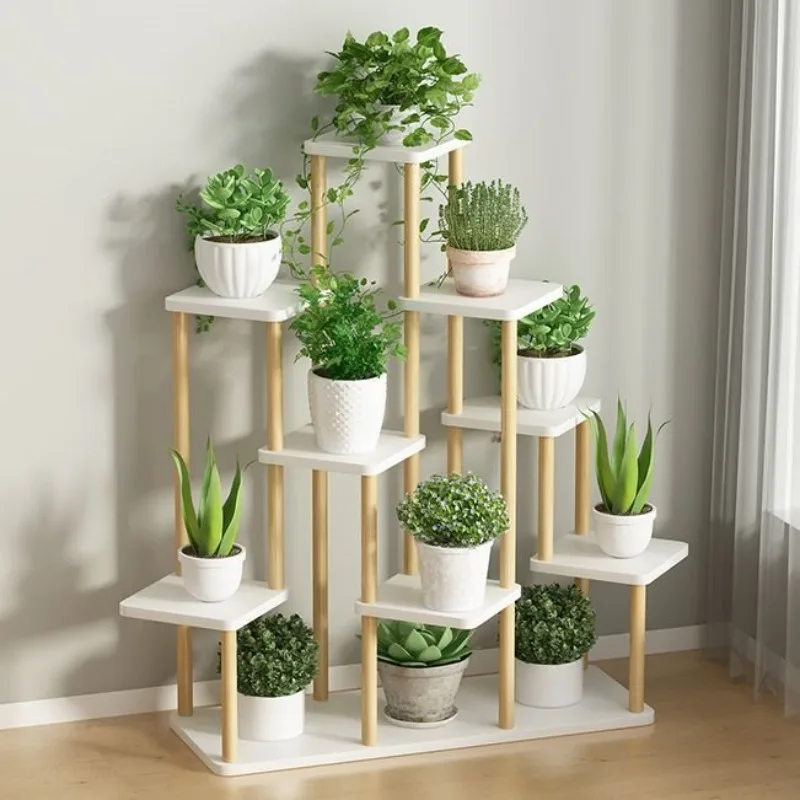 

Простая балконная стойка от пола до потолка для дома, многослойная стойка для сочных растений с укропом, роскошная стойка для цветочных горшков