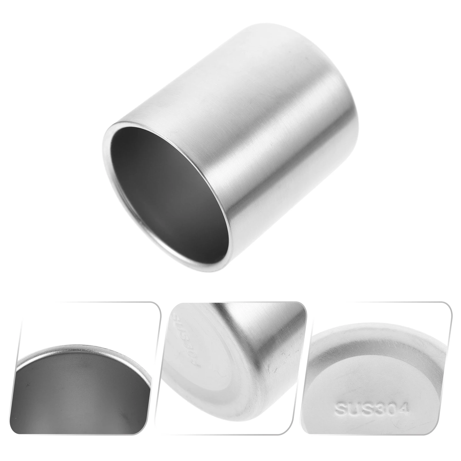 

Stainless Steel Beer Mug Water Cup for Camping Bathroom Soda Parties Home Office Travel Gifts