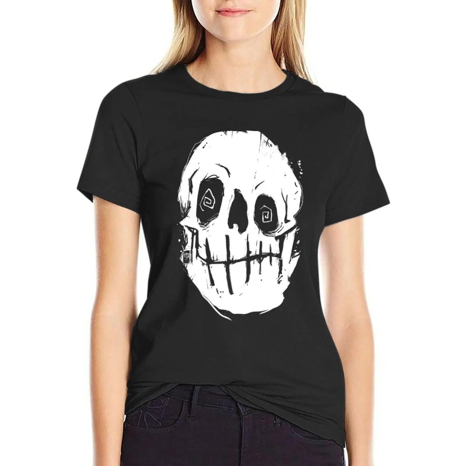 

Black Magic T-shirt animal print shirt for girls funny aesthetic clothes Women's summer blouses 2024