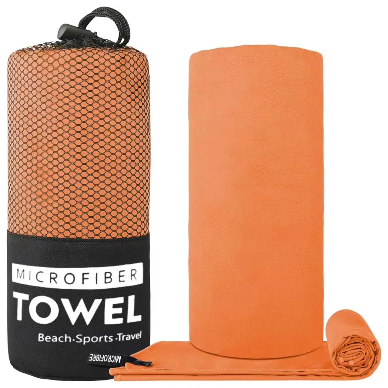 1-delige microvezelhanddoek Sport Sneldrogend Superabsorberende campinghanddoek Superzachte lichtgewicht Gym Zwemmen Yoga Strandhanddoek
