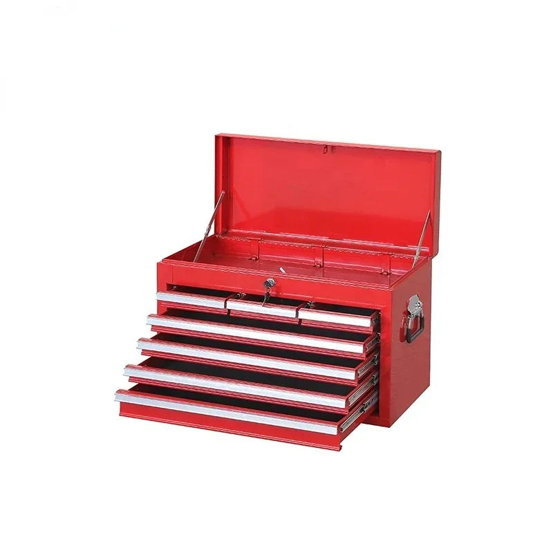 Drawers Steel Top Tool Chest Red Blue Black