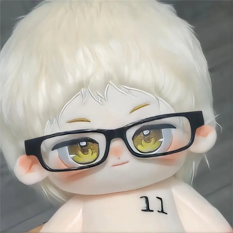 Jogo de anime de pelúcia de 20 cm Haikyuu!! Tsukishima Kei Boneca de pelúcia de desenho animado brinquedo COS vestir-se crianças adultos presentes colecionáveis de algodão