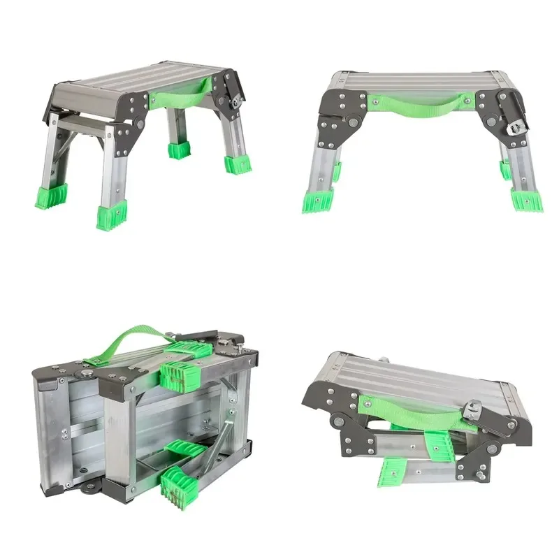 Commercial Mini Folding Aluminum Work Platform Portable Scaffolding Workbench