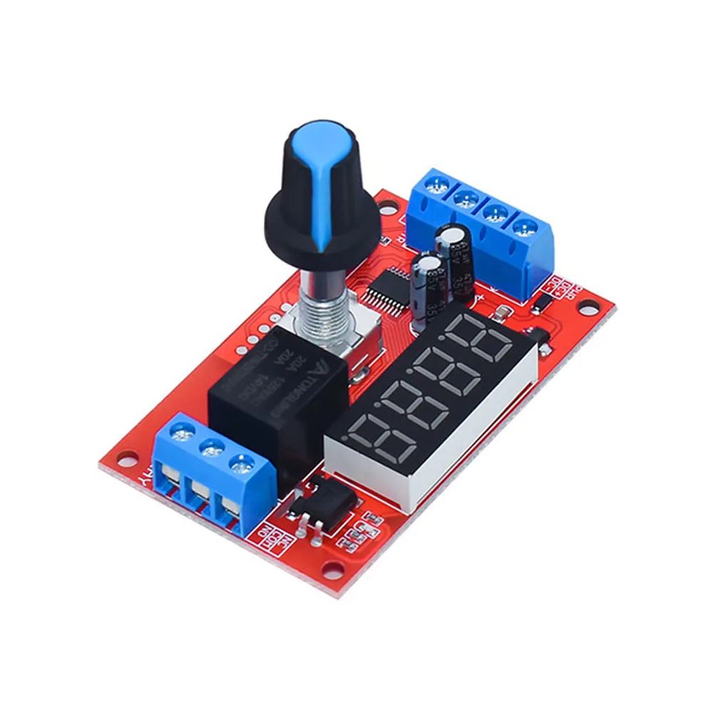 

DC 5V 12V 24V Adjustable Time Delay Relay Board LED Digital Timming Relay 0.01S-9990 Minute Time Adjustable Delay Trigger Switch