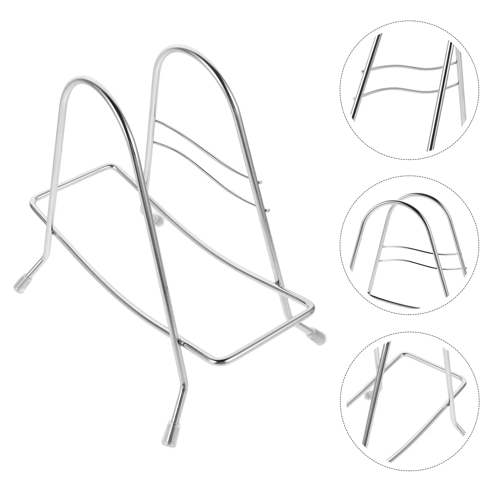 

Stainless Steel Kitchen Cutting Board Holder Countertop Stand Chopping Board Rack Charcuterie Slices Support Organizer