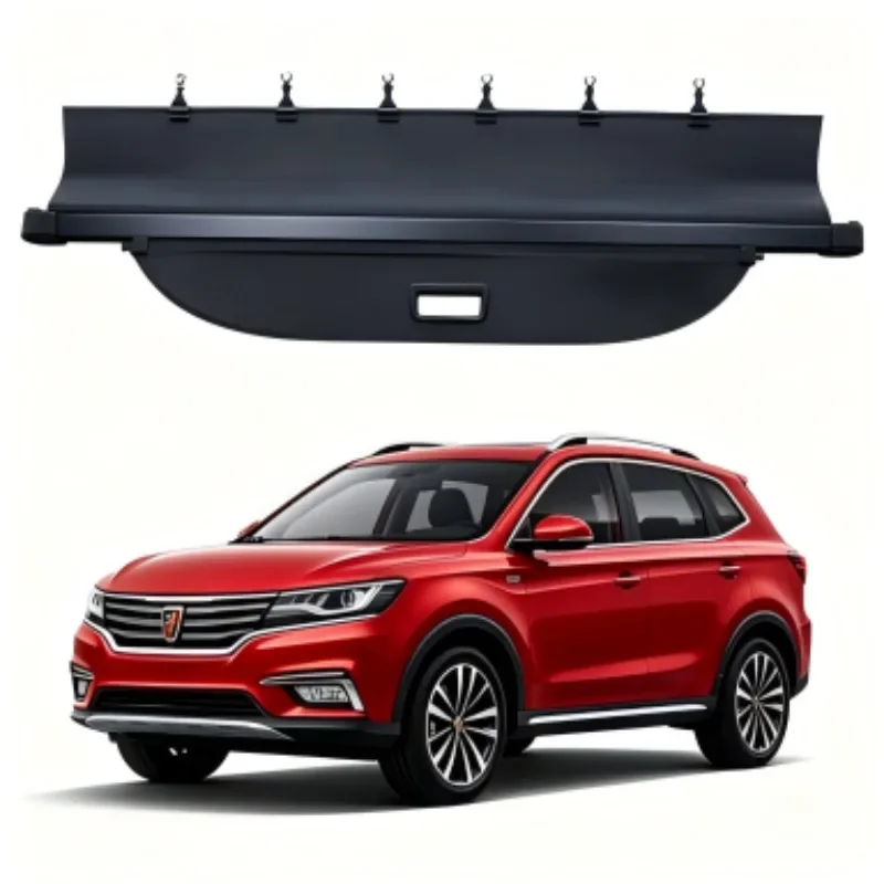 Cargo Cover Trunk Privacy Shade Rear Security Partition Anti-Theft Shield Retractable Organizer for Roewe RX5 eRX 2020