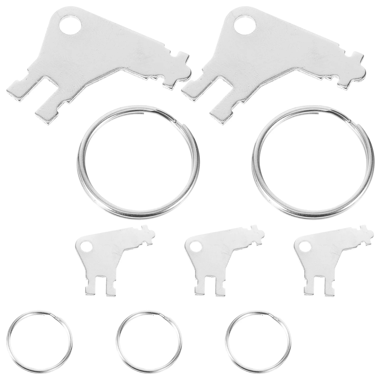 5 Pcs Paper Towel Dispenser Key Universal Toilet Rings Metal 5-pack Tissue Keys Manual Replacement