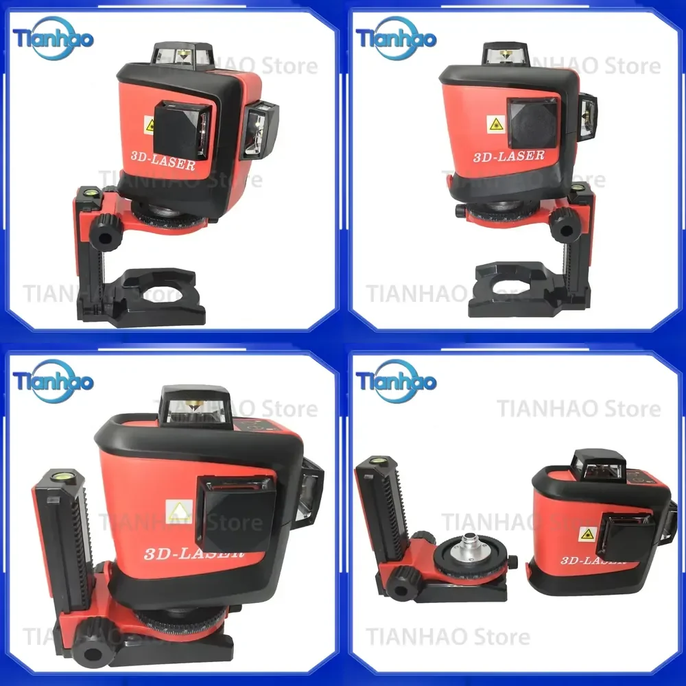 High Quality Green Laser Level for 360 Vertical Cross Line 3D 12 Lines Horizontal Self-leveling Laser Level Instrument with
