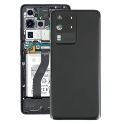 Battery Back Cover for Samsung Galaxy S20 Ultra with Camera Lens Cover Phone Rear Housing Case Replacement