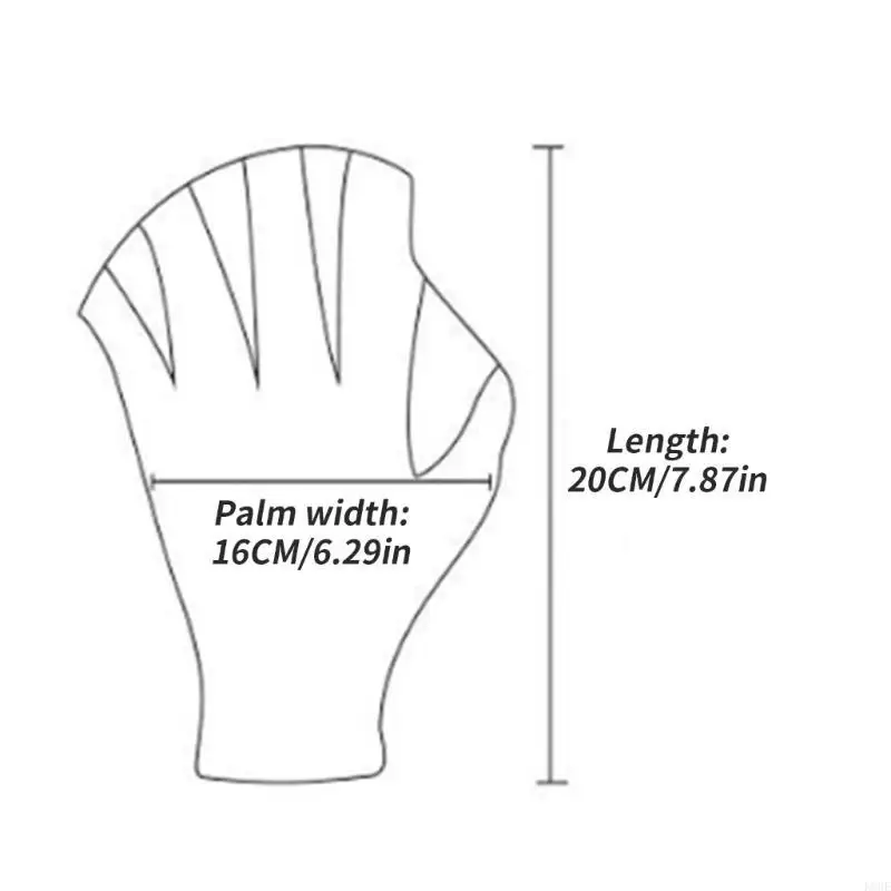 

K8GE 2PACK WATERPEANCE Play Gloves Хорошие эластичности плавать пальцами перчатки для взрослых и детей