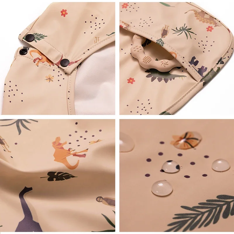 Bavoir à Manches sulfpour Bébé et Enfant, Facile à vitation, Artisanat d\'Art, Imperméable, Protection contre les Repas, Lavable, Facile à Nettoyer
