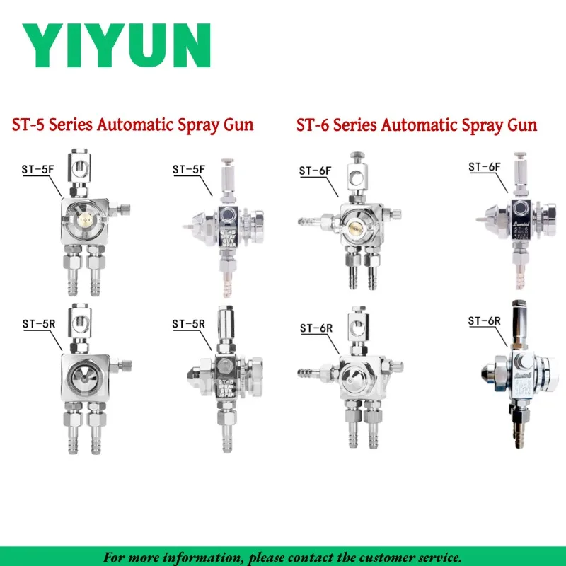 ST-6F ST-6R ST-5F ST-5R Lumina Automatic Air Spray Gun  Wave soldering nozzle  ST Series