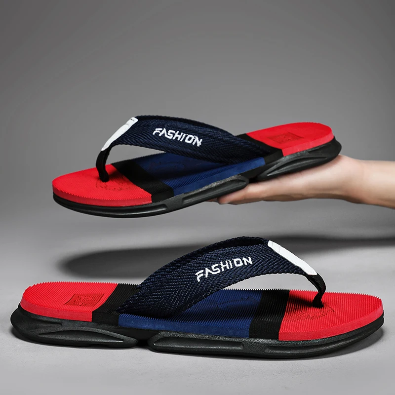 รองเท้าแตะผู้ชายแบบใหม่ ขนาดใหญ่ ทันสมัย สวมใส่สบาย พื้นหนา น้ำหนักเบา เหมาะสำหรับเดินป่า ลุยน้ำ