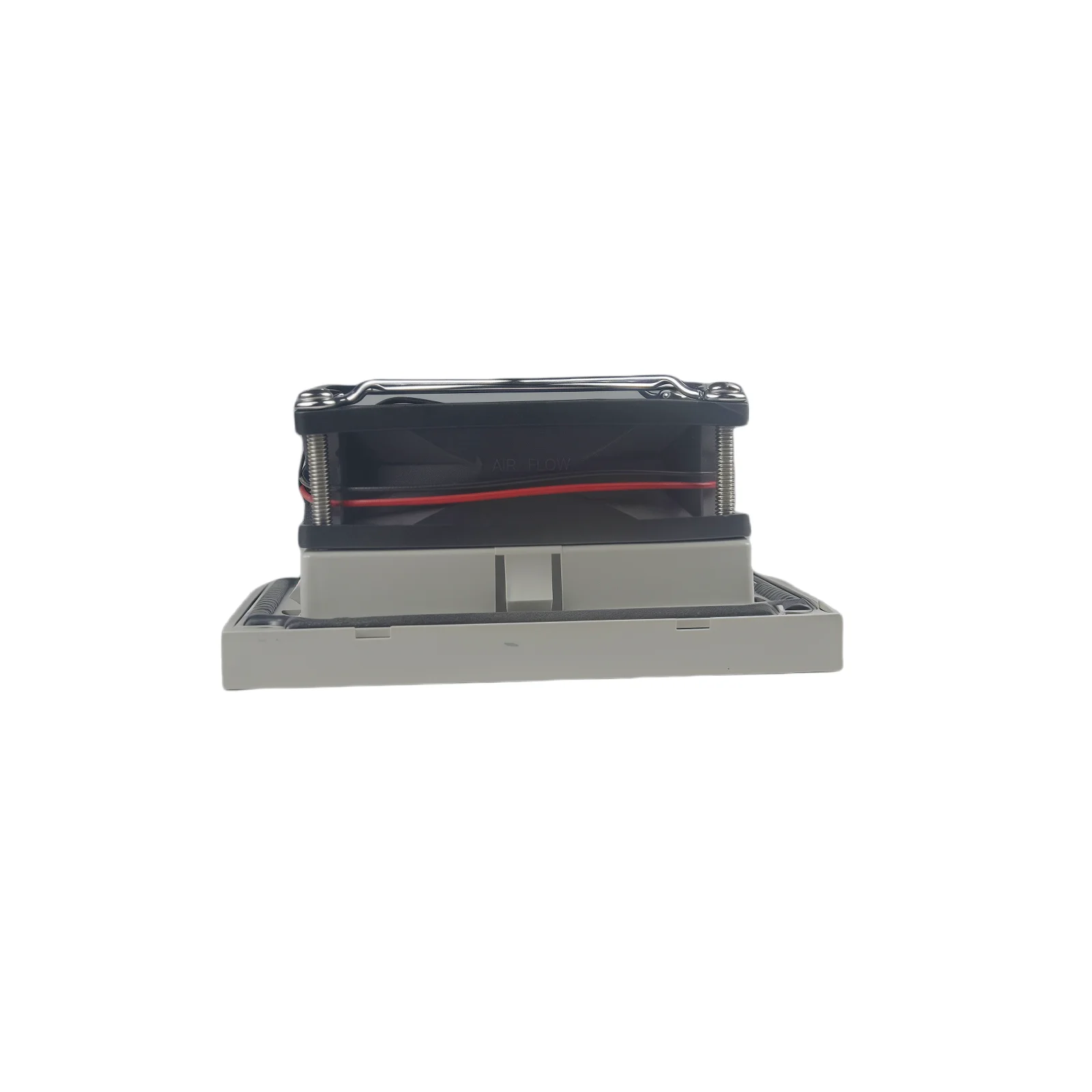 Para # 801 IP44 106X106X52mm Kits de filtro de ventilador Doble bola DC 12V 24V AC 115V 230V Enfriamiento del gabinete del recinto