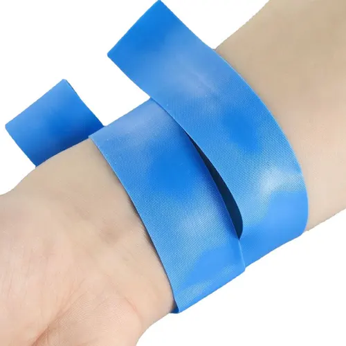 1 rollo de torniquetes desechables torniquetes elásticos de TPE torniquetes sin látex torniquetes de primeros auxilios para kit de supervivencia para campamento al aire libre