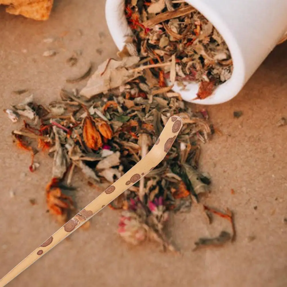 Teegeschirr Bambus Matcha Sticks Löffel handgemachte professionelle Teeblatt Löffel 18 cm Teezeremonie Utensilien Teeliebhaber