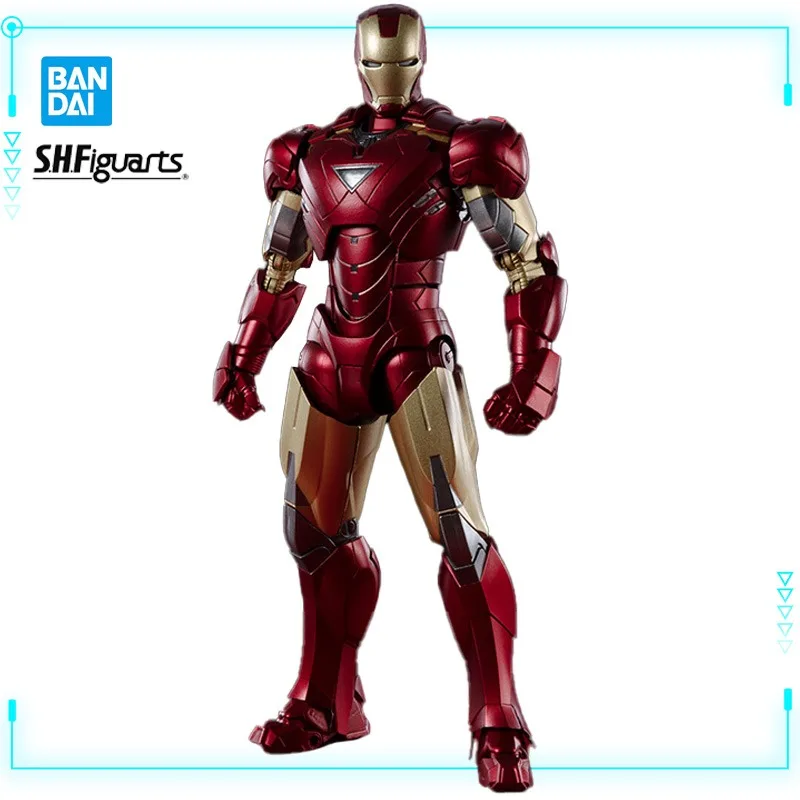 

Bandai Original Genuine The Avengers Iron Man Mark VI S.H.Figuarts The Infinity Saga 15cm Collections Models Action Figures Toy