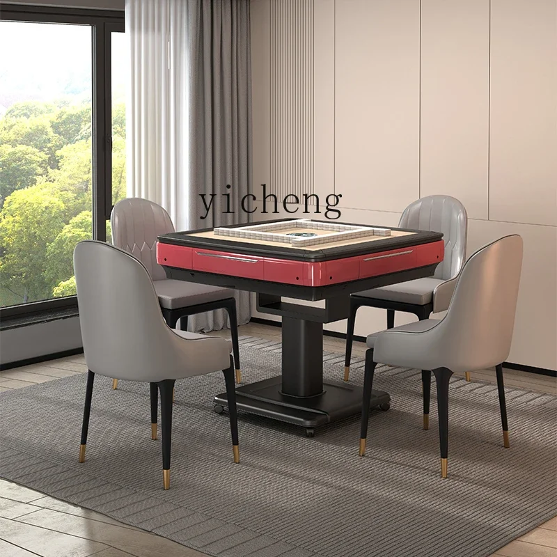 HYSSmart Mahjong Machine Mute Mahjong Machine Folding  Machine Household Electric Mahjong Table