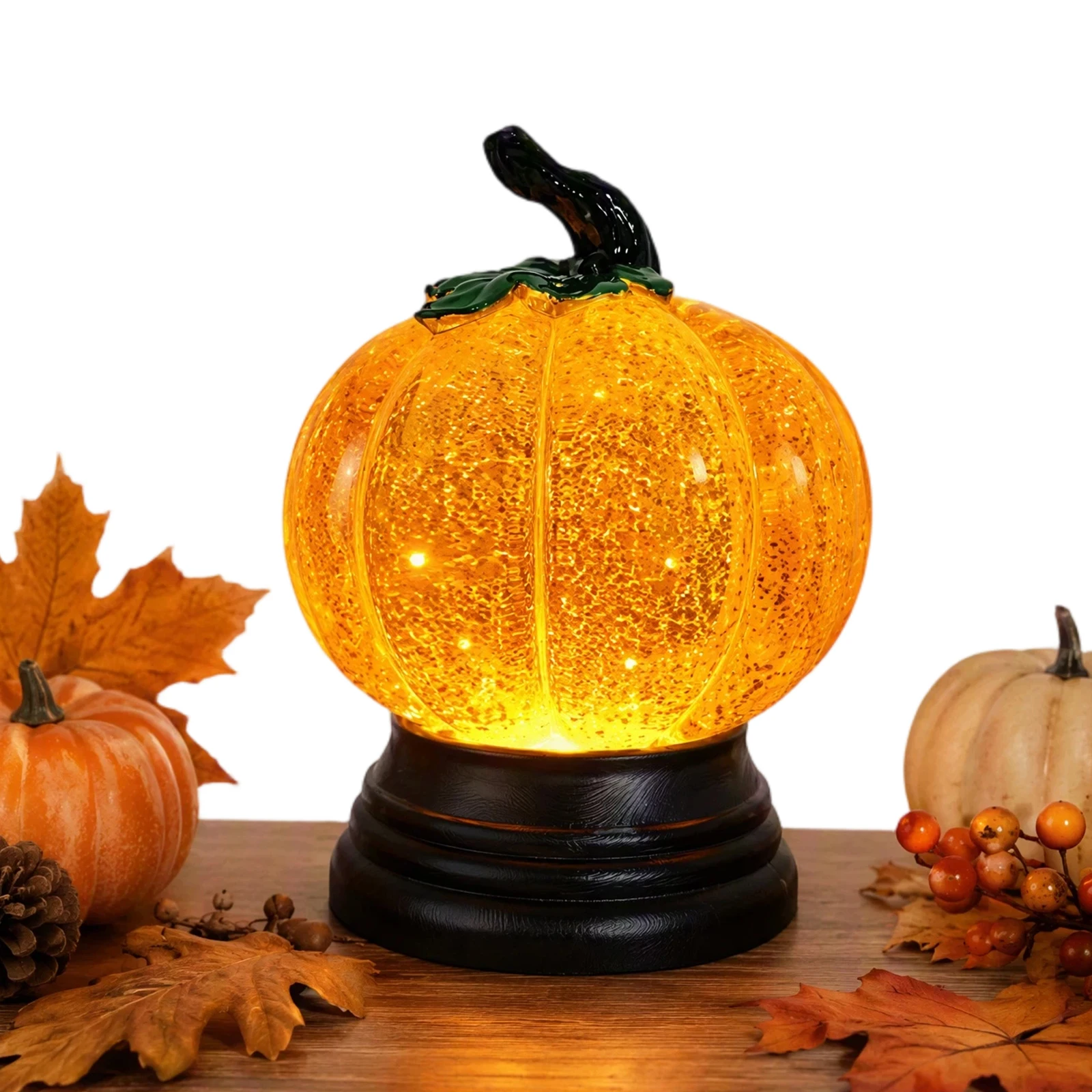 Globo de neve de mesa para o H - Halloween Pumpkin Decor Led avaliação e preço