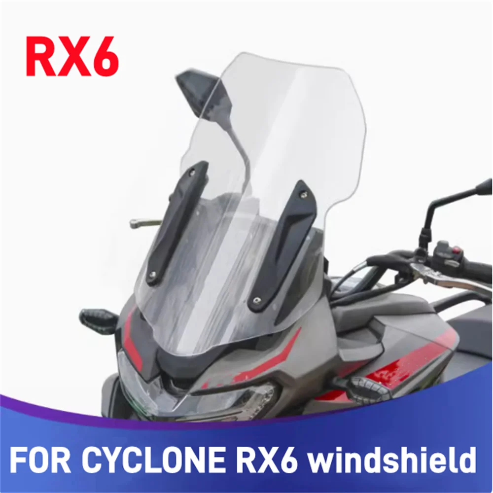 

For CYCLONE RX6 RX 6 modified windshield SR650 with raised front windshield accessories