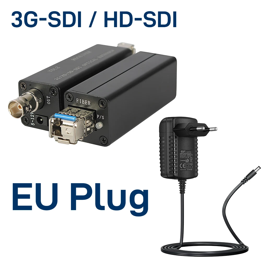 Mini 3G/HD-SDI naar Glasvezel Converter Extender 1080p60 SDI Zender Ontvanger via LC Single-mode Fiber 20KM