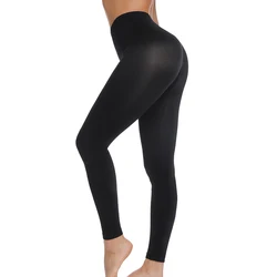 Leggings sexy Donna che scolpisce la gamba del sonno Legging Pantaloni skinny a vita alta senza cuciture Leggings dimagranti Collant Shapewear