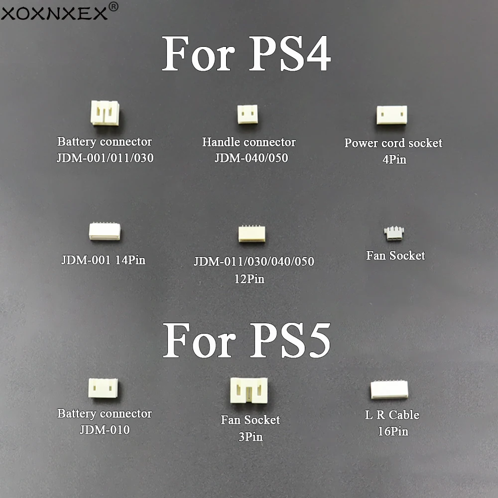 1/2/5Pcs Für PS4 PS5 Griff Lade Batterie Kontakt Stecker L2 R2 Band Kontaktieren Clip Buchse JDM-001 011 030 040 050 BDM-010