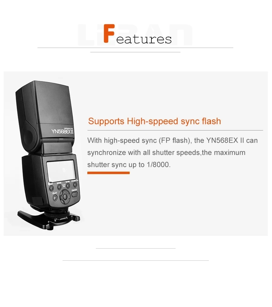 Yongnuo YN-568EX III TTL Master High Speed Sync 1/8000s Flash Speedlite for CANON 5D2 5D3 6D 7D 60D 70D 700D YN 568EX II