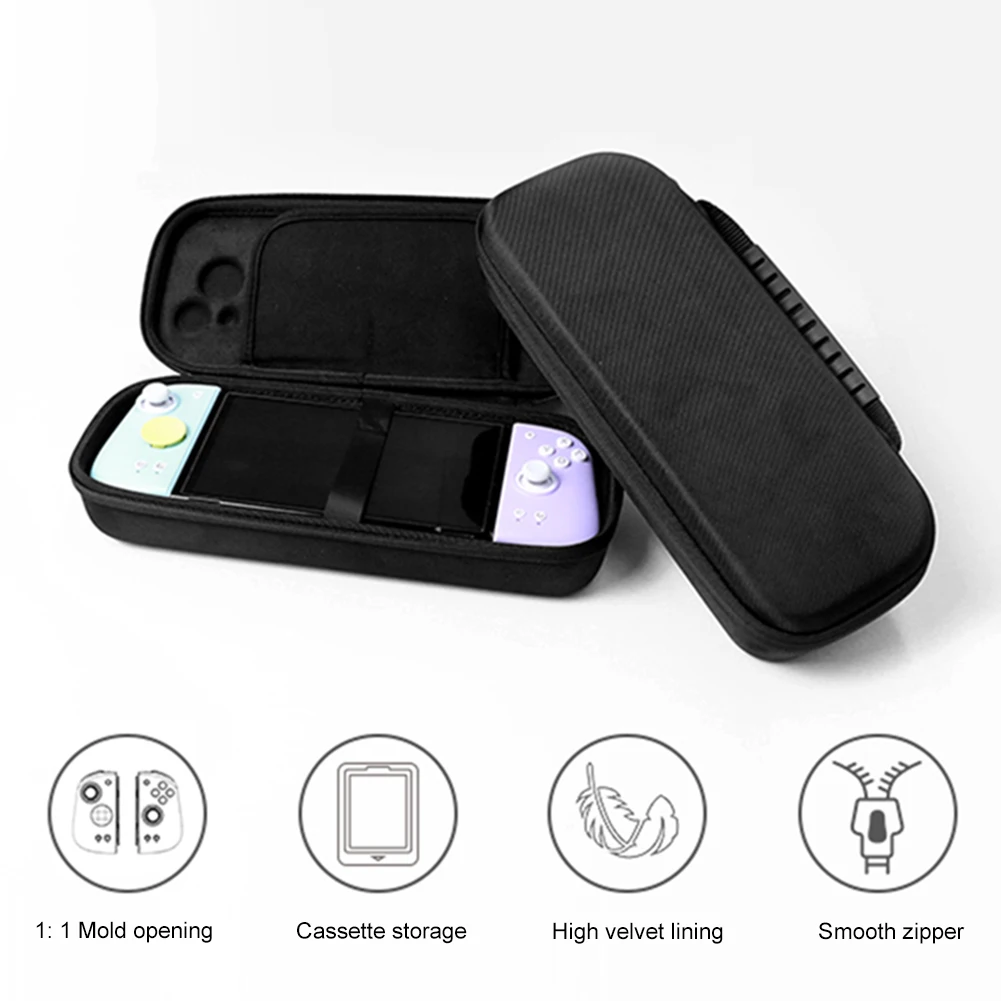 

For Mobapad M6 Storage Bag Carrying Case Shockproof Protective Case Handbag for Nintendo Switch OLED Zipper Housing Shell