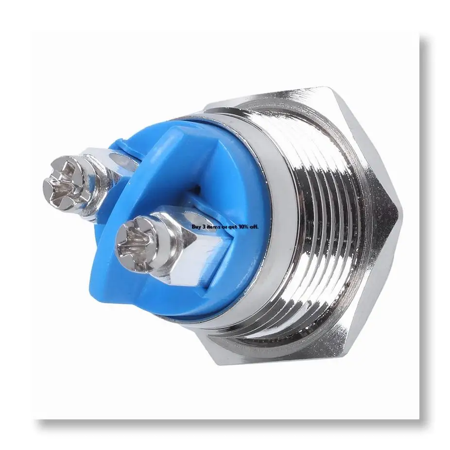 ✱16mm High Round High Round Momentary Metal Push Button Switch
