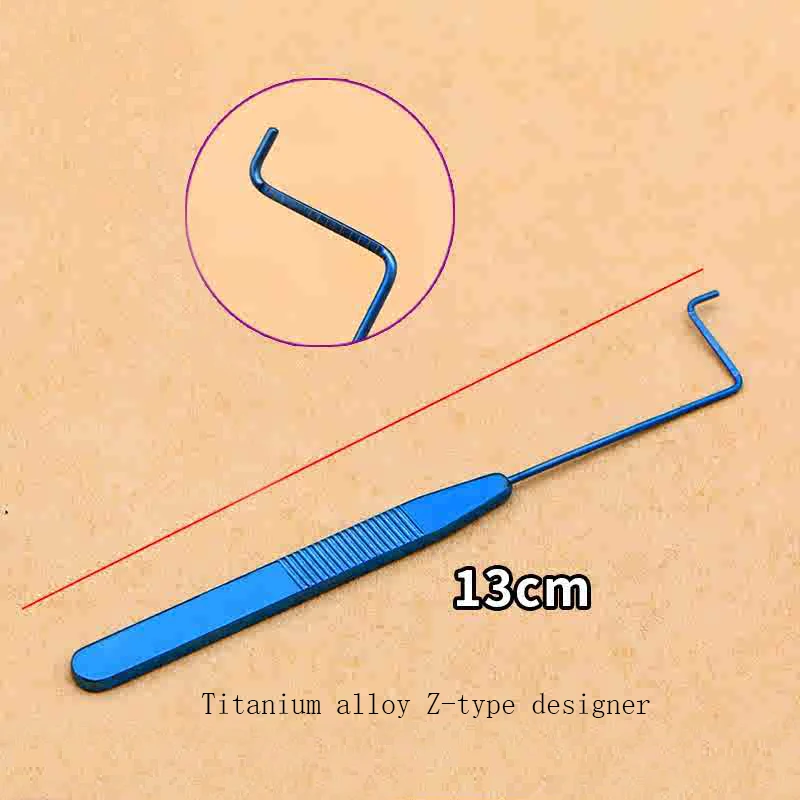 Double eyelids Z-type designer with scale double eyelid cosmetic plastic stainless steel tool quantitative instrument