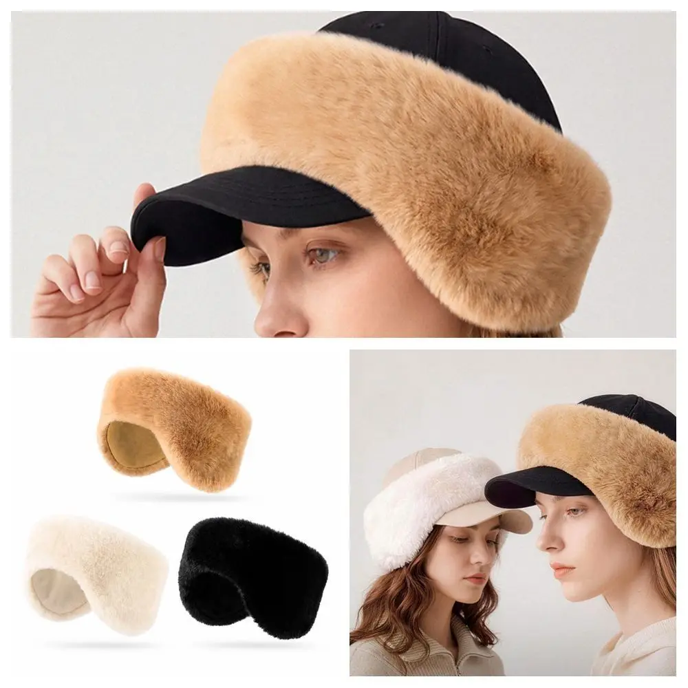 New Foldable Earmuffs Faux Fur Earmuffs Soft Faux Fur Winter Ear Warmers Warm Lining Foldable Ear Muffs for Car Fuse