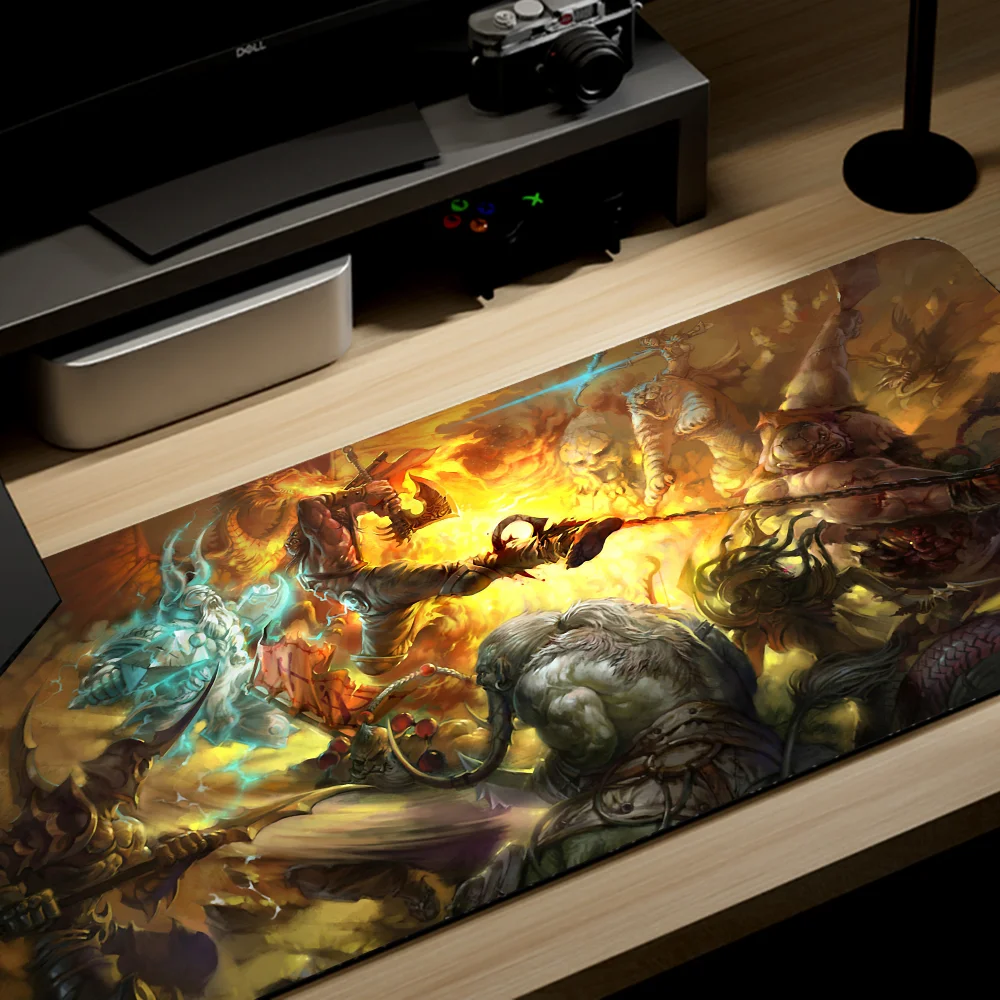 Grande antiderrapante Dota Mousepad, tapetes de mesa, acessórios para jogos, laptop, mouse pad macio