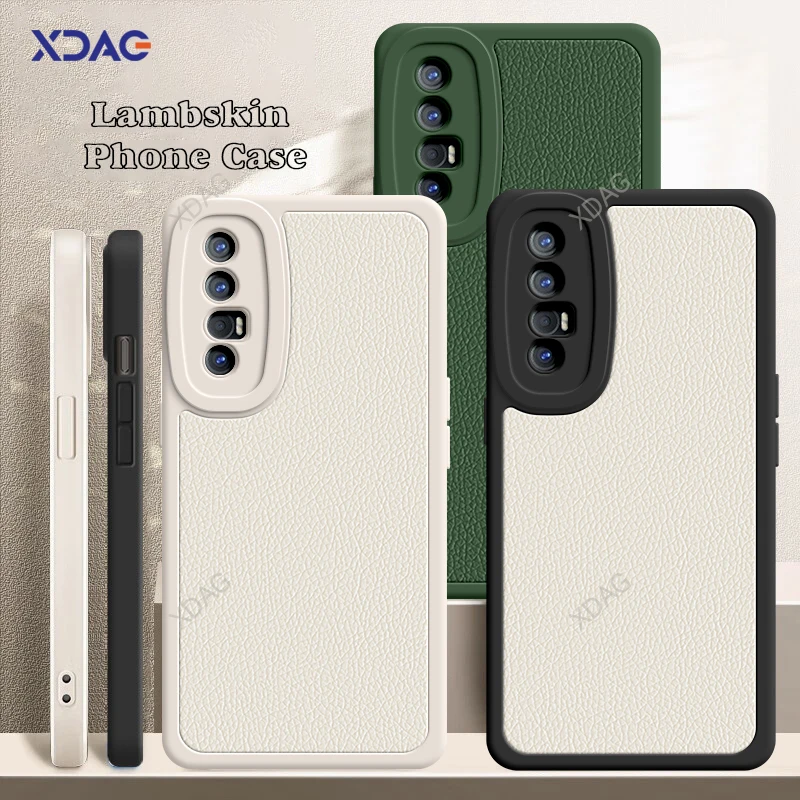 Luxury Litchi Peel Pattern Case Cover for OPPO Reno3 Reno 3 Pro 3Pro 5G Classic Leather Shockproof Lamb Skin Mobile Fundas Shell