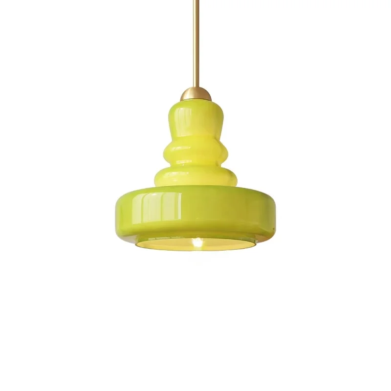 Schoolhouse Glass Pendant Light Bauhaus Glass Pendant lamp Living Room Dining Room Children's Room Bedroom Cloud chandelier