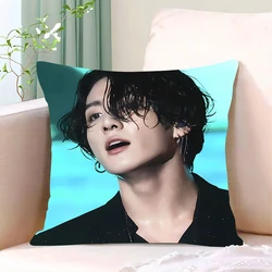 Luxury Pillow Cover iving room car restaurant deck chair Dakimakura J-Jung Kooks Throw Pillows Square Home decor Pillowcase